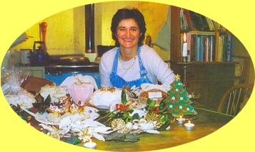 Louisa preparing food